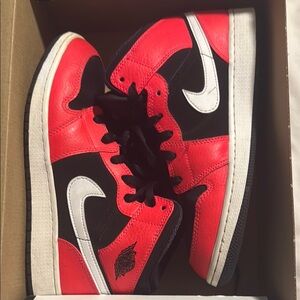 Nike Kids Red and Black Sneakers